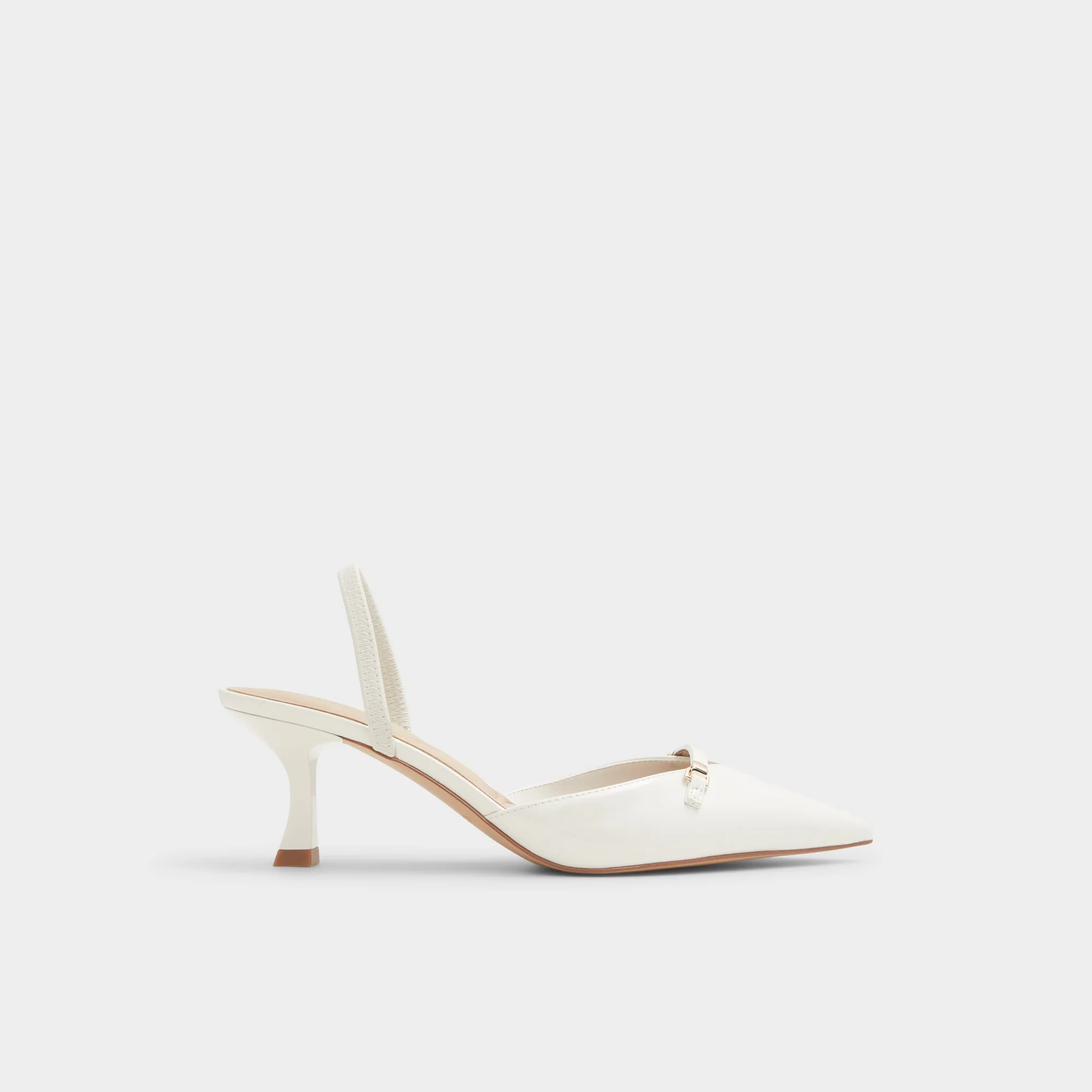 Nailah White/Bone Women's Kitten heels | Aldo Shoes (US)