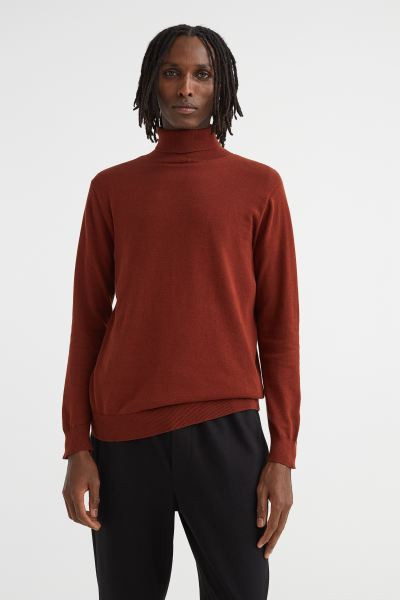 Slim Fit Fine-knit Turtleneck Sweater | H&M (US + CA)