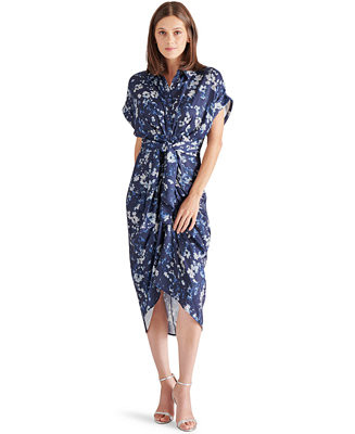 Women's Tori Floral-Print Shirtdress | Macy's