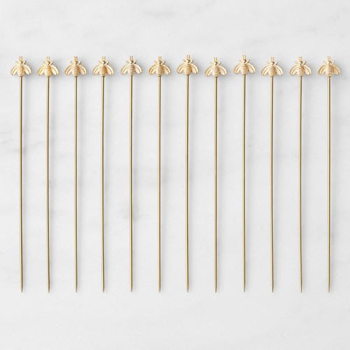 Honeycomb Charcuterie Picks, Set of 12 | Williams-Sonoma