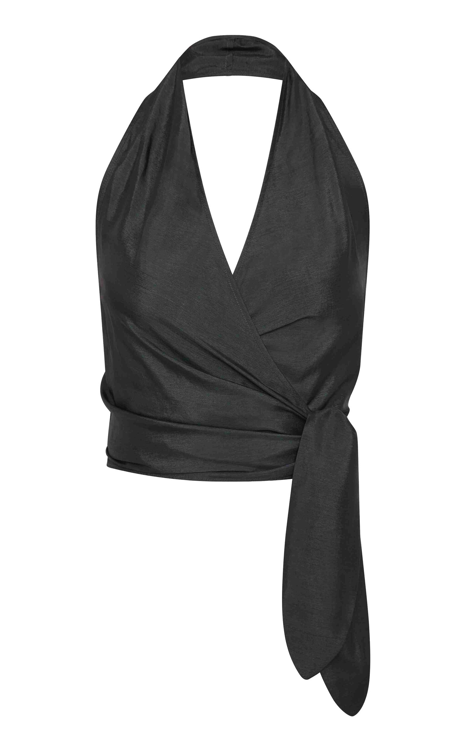 Silk Halter Wrap Top | Moda Operandi (Global)