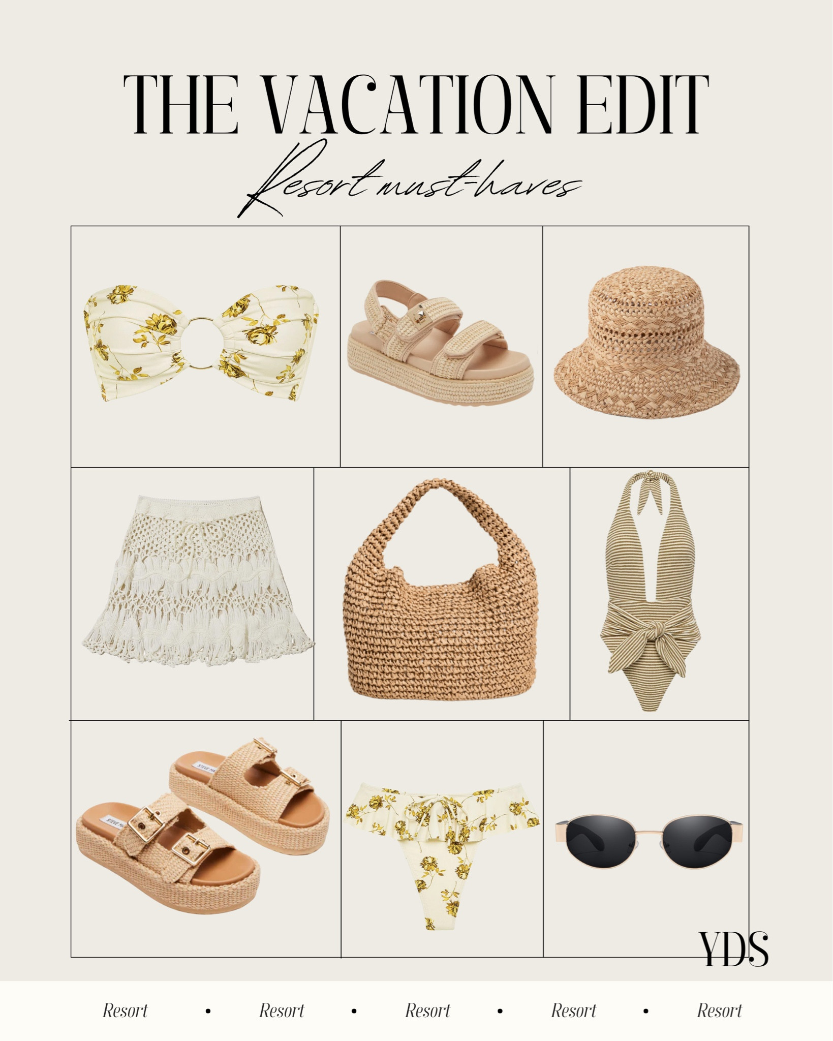 The vacation edit essentials. 


Vacation resort wear // bucket hat styling// vacation style// resort inspo 

#LTKSpringSale #LTKfindsunder100 #LTKsalealert