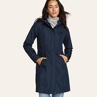 Women's Girl on the Go® Waterproof Trench Coat | Eddie Bauer, LLC