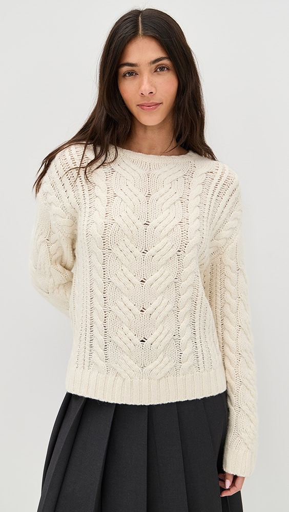 Sabine Cable Knit Sweater | Shopbop
