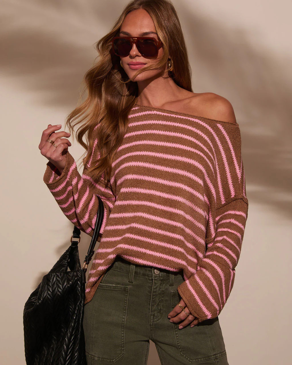 Pippa Striped Knit Sweater | VICI
