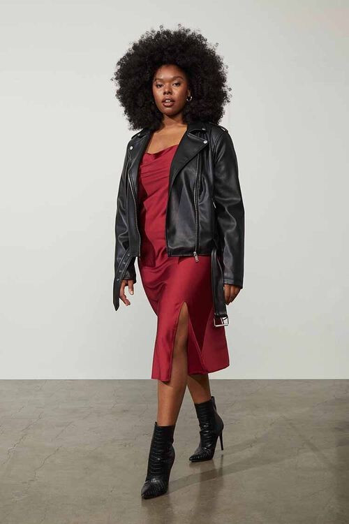 Plus Size Satin Cami Dress | Forever 21 (US)