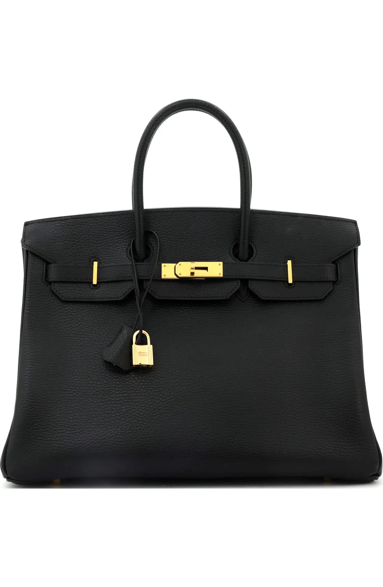 Birkin Handbag Black Ardennes with Gold Hardware 35 | Nordstrom