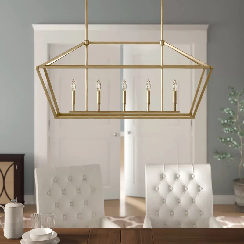 Snellville 5 - Light Kitchen Island Linear Pendant | Wayfair North America