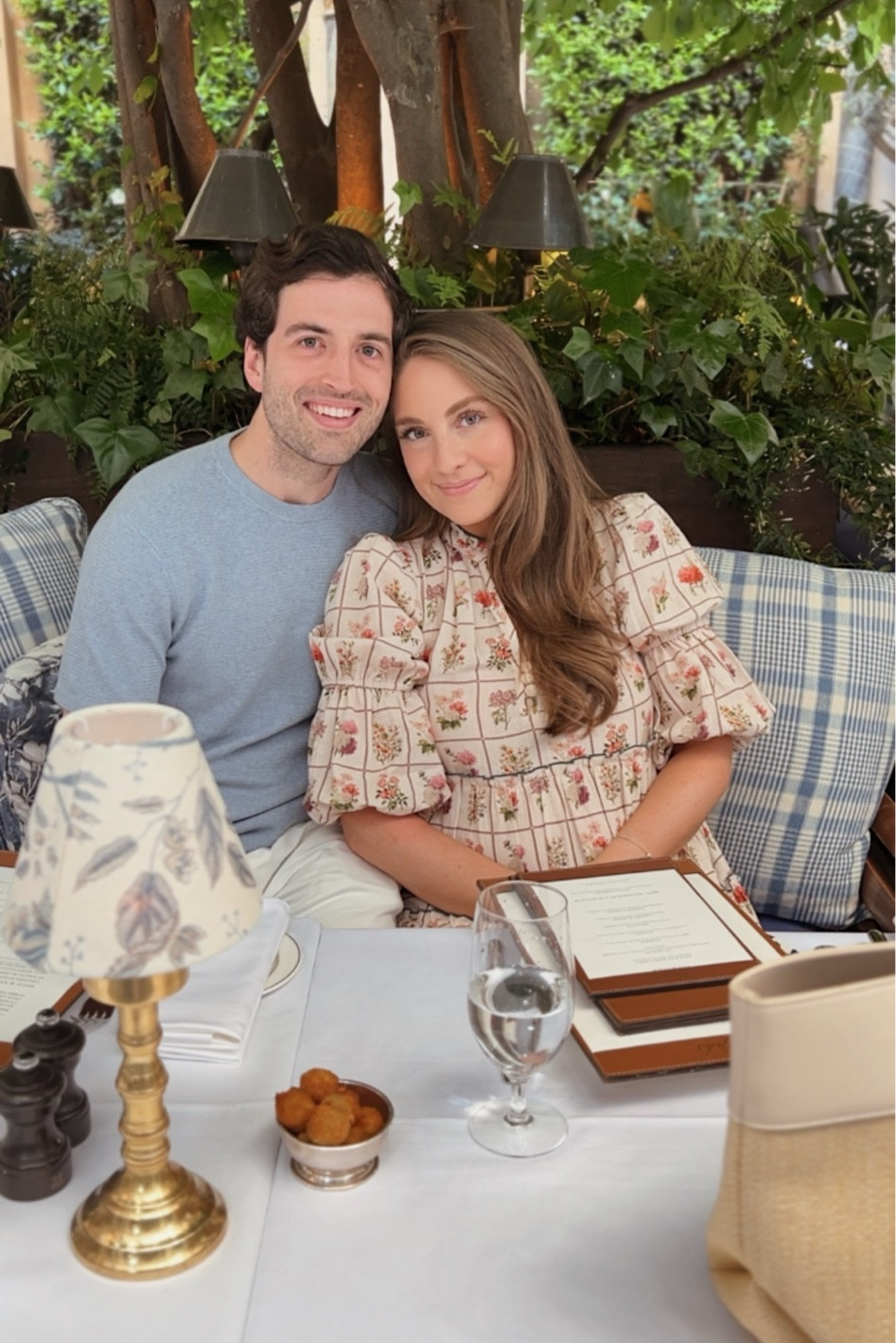 Date night in Paris styling this Vintage Stamp Emily Maxi Dress from Tuckernuck 🌸 (wearing a small) Love this knit sweater on Chas 

#LTKBump #LTKMens