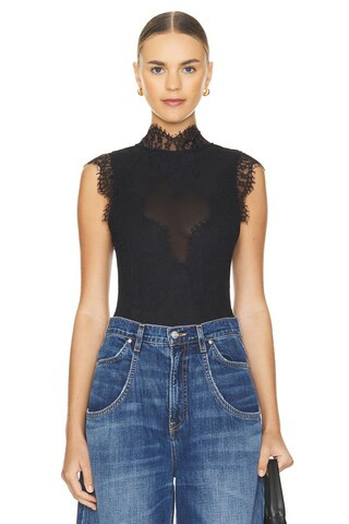 x REVOLVE Sweet Nothings Bodysuit in Black | Revolve Clothing (Global)