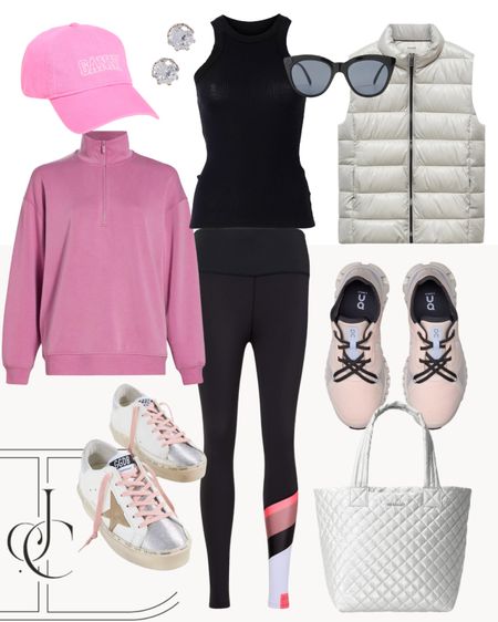 Activewear has to inspire me, I need a fun color or pattern to make me excited to work out! 

Leggings, sneakers, work out clothes, activewear, hats, MZ Wallace bag 

#LTKover40 #LTKstyletip #LTKfitness