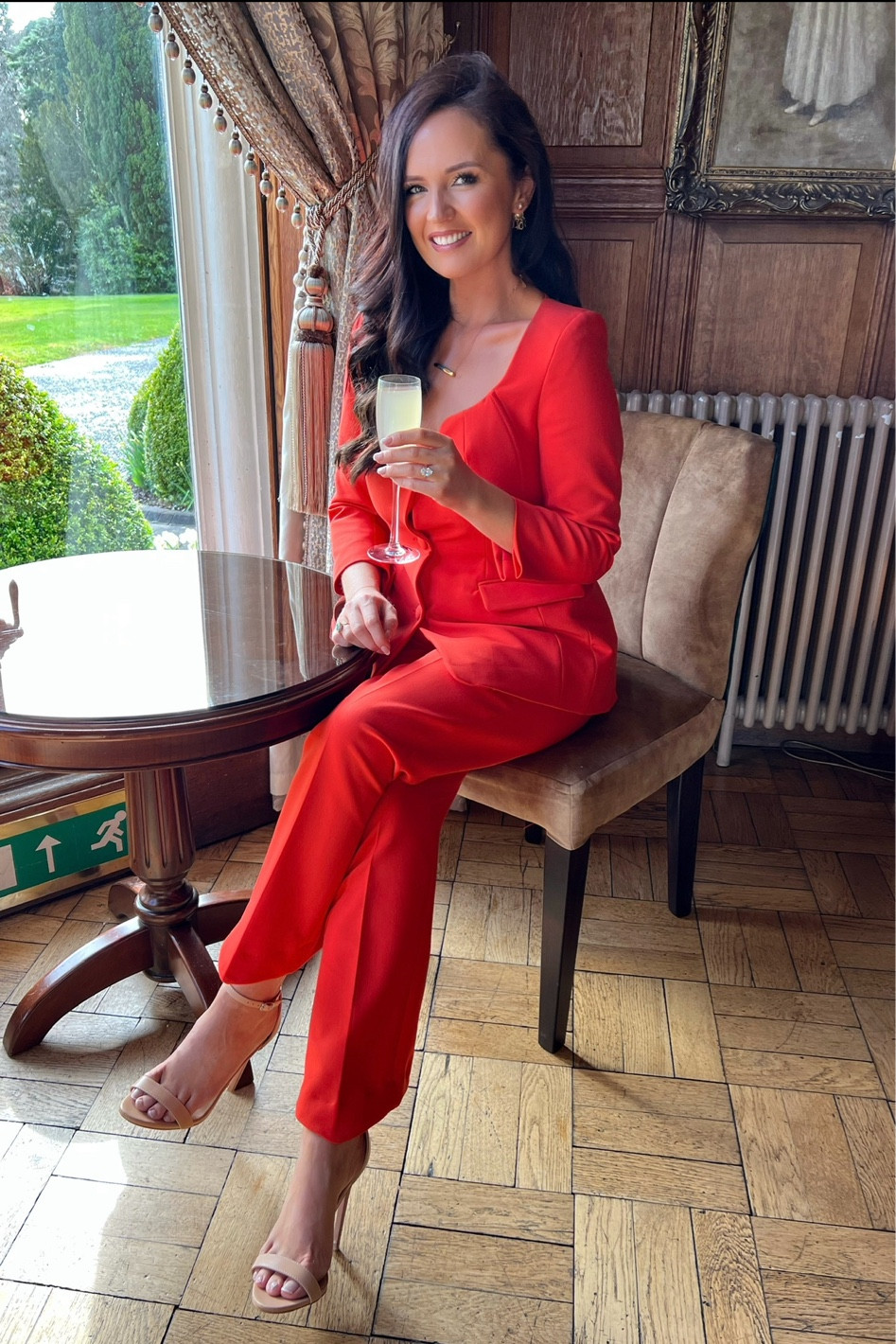 Red suit, coral suit, coral trousers, trousers suit, wedding guest style, ladies day at the races, sale, discount code, Karen Millen, 

It’s already on sale & use the code ‘JENNIFER20’ for an extra 20% off (on top of sale price!) 

#LTKwedding #LTKshoecrush #LTKSeasonal