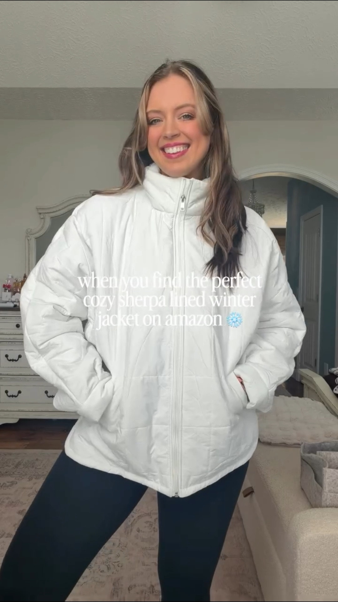 Comment WINTER to shop these ultra cozy sherpa lined jackets from amazon! 🌨️🙌🏻 In honor of the huge winter storm this weekend 😵‍💫❄️ I’ve been wearing these during the cold temps and they are SO warm! 100% worth the price and I love the fp inspired style! 💗 Follow @maciejade for more amazon fashion finds 🫶🏻 

winter jacket | sherpa jacket | winter must have | winter style | midsize fashion | midsize winter fashion | size 10 | size 12