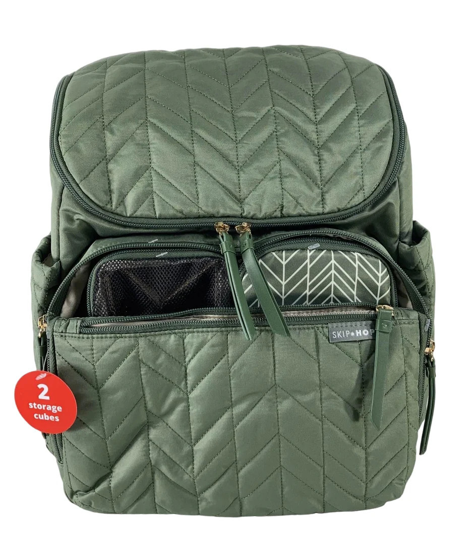 Skip Hop Forma Pack & Go Diaper Bag, Dark Sage | GoodBuy Gear