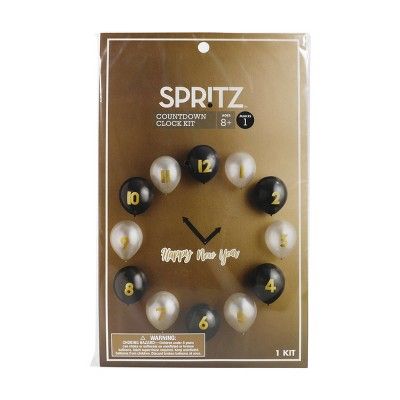 New Year Countdown Clock Party Kit - Spritz™ | Target