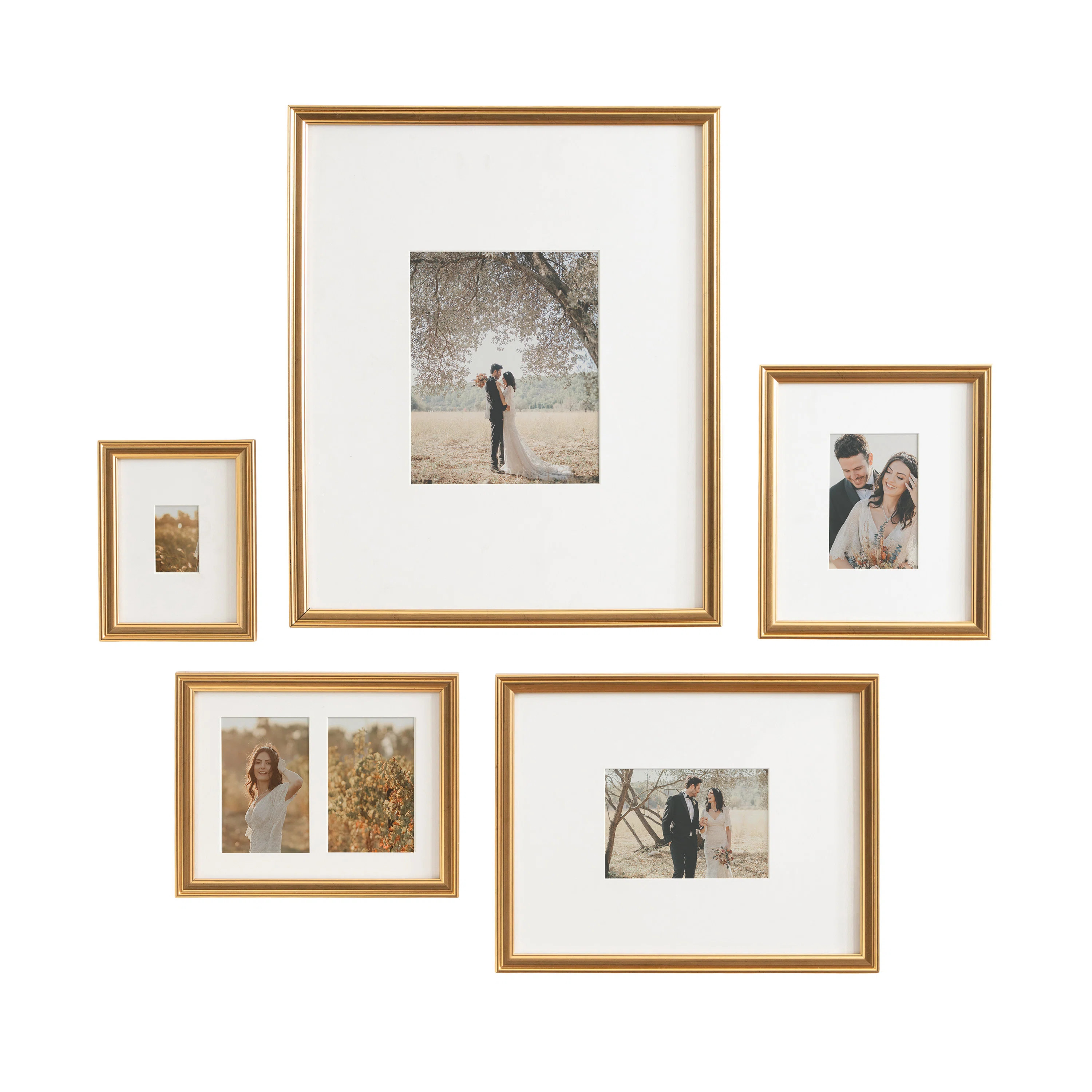 Five-Piece Matted Picture Frame Set | Wayfair North America