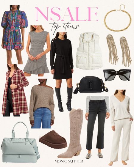 NSALE top items - Nordstrom finds - Nordstrom sale - women’s fashion - summer dresses - sweaters -
Workwear - summer accessories - travel duffle bag - ugh slippers - chic cowgirl boots - jeans - gold jewelry 

#LTKxNSale #LTKstyletip #LTKFind