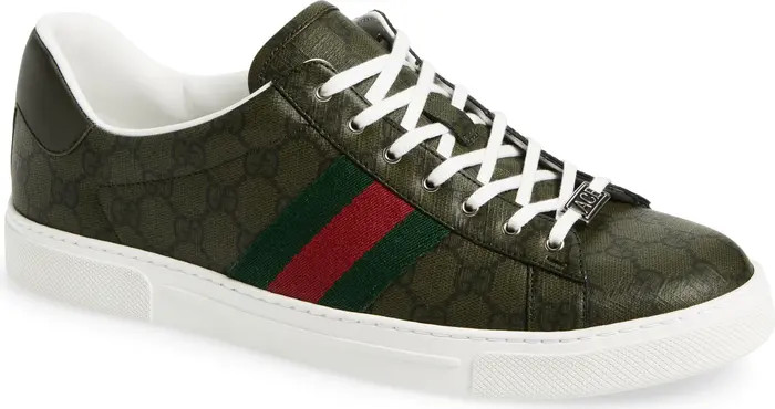Gucci Ace Low Top Sneaker (Men) | Nordstrom | Nordstrom