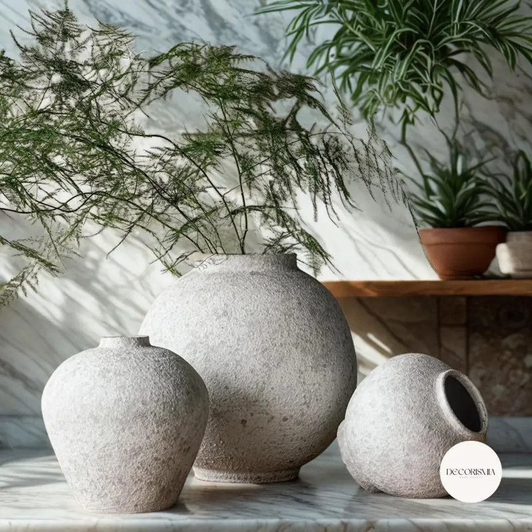 Handmade Ceramic Vase: Vintage Retro Chinese Style Earthenware Pottery | Traditional Asian Inspir... | Etsy (US)