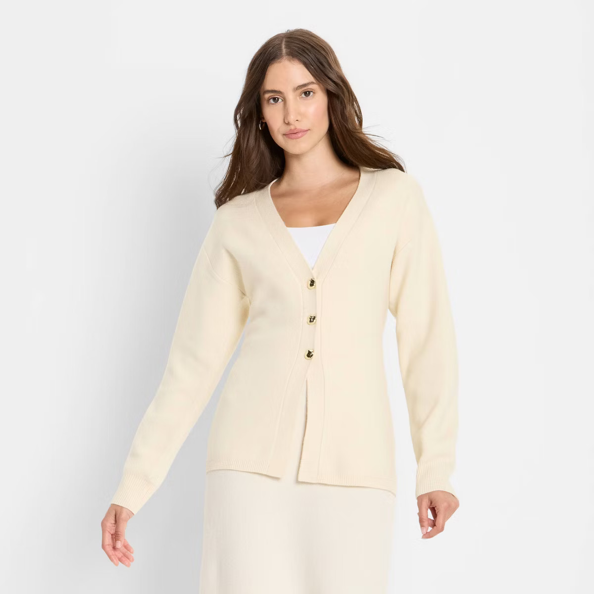 Women's Nipped Waist Cardigan - Future Collective | Target