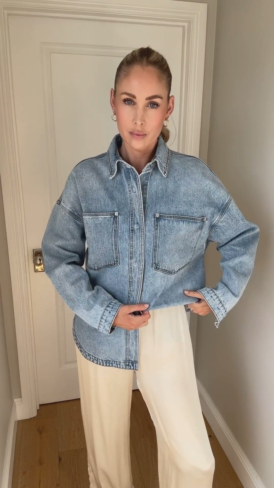 If you haven’t already, the first two pieces to add to your spring wardrobe are a classic denim shirt and a pair of cream or off-white satin pants. Trust me, you’ll be reaching for them on repeat this season!

#LTKspring #LTKaustralia #LTKstyletip