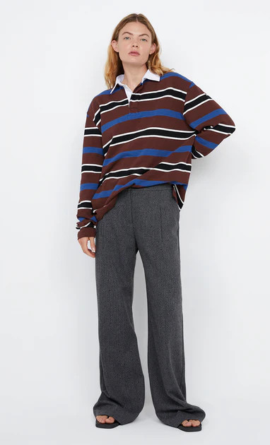 KYLO JERSEY - PLUM/INDIGO STRIPE | Bec & Bridge (Global)