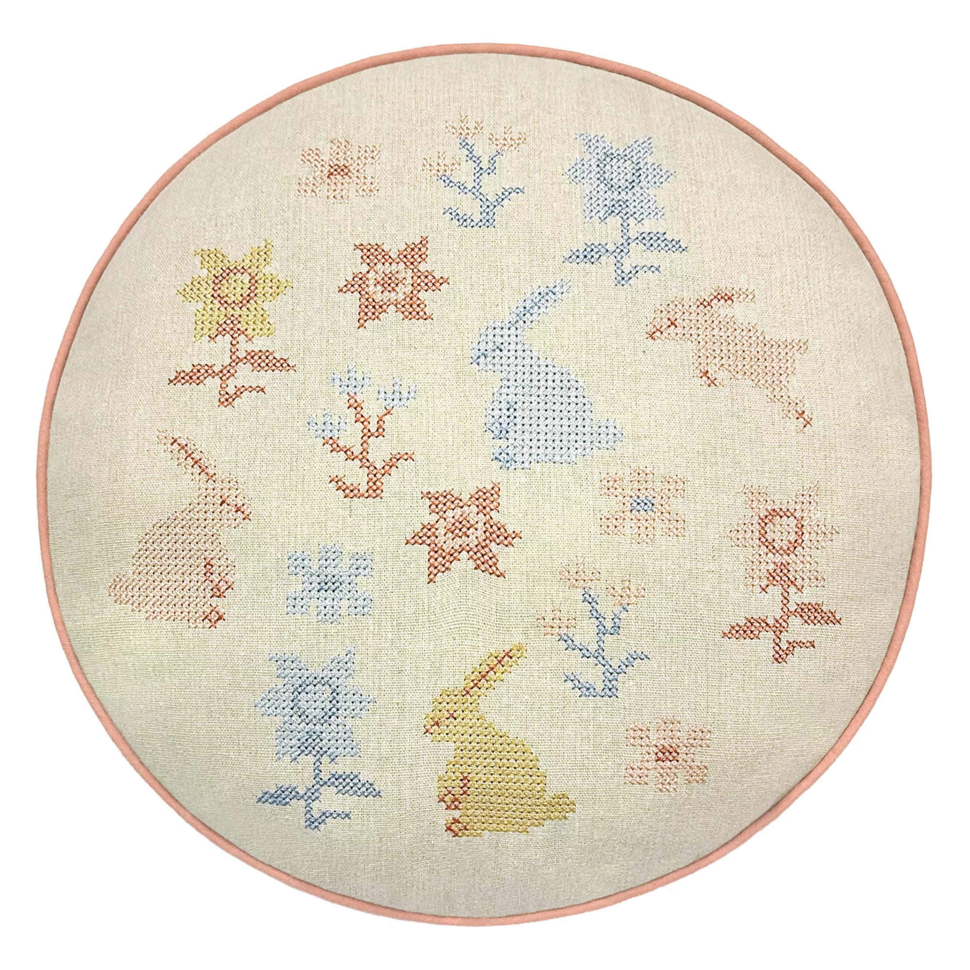 Celebrate Together™ Easter Faux Needlepoint Round Pillow | Kohl's