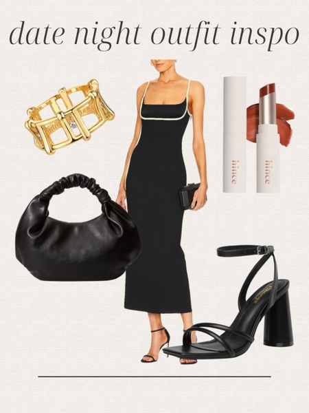 Amazon summer outfit inspo, date night outfit inspo, little black dress, sexy dress, maxi dress, gold ring, straw handbag, black heels, summer outfit, vacation outfit, date night outfit 

#LTKStyleTip #LTKFindsUnder50 #LTKItBag