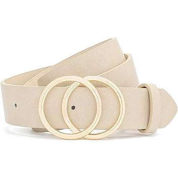 Earnda Women's Leather Belt Fashion Soft Faux Leather Waist Belts For Jeans Dress | Amazon (US)