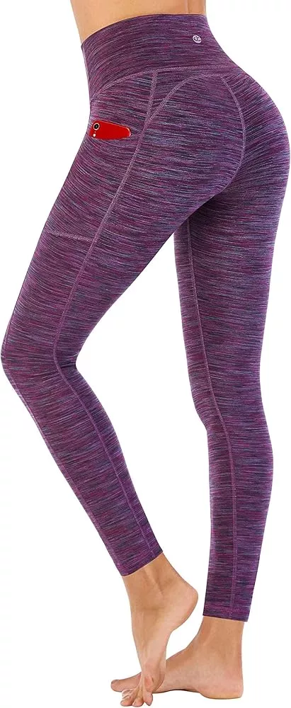 Ewedoos 2 Pack Workout Leggings for Women with Pockets High