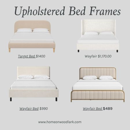 Upholstered bed frames add warmth, texture and style to your bedroom.  

Wayfair upholstered bed frame.  Target bed frame.  Bedroom furniture.  

#LTKfamily #LTKhome #LTKstyletip