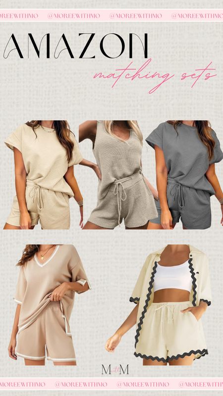 I found the best affordable matching sets on Amazon that are just as cute but for a fraction of the price. They are a great staple that everyone should have in their wardrobe!

Summer outfits
Vacation outfits
Work outfits
Amazon Fashion
Amazon Finds

#LTKWorkwear #LTKFindsUnder50 #LTKTravel