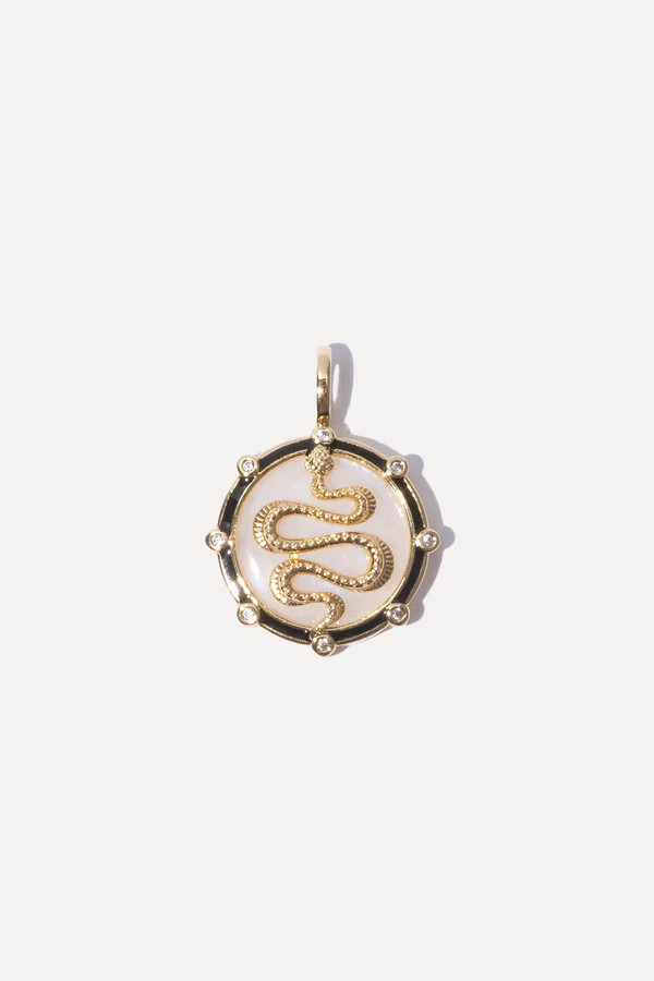 Moonstone Snake Charm | Miranda Frye Inc.
