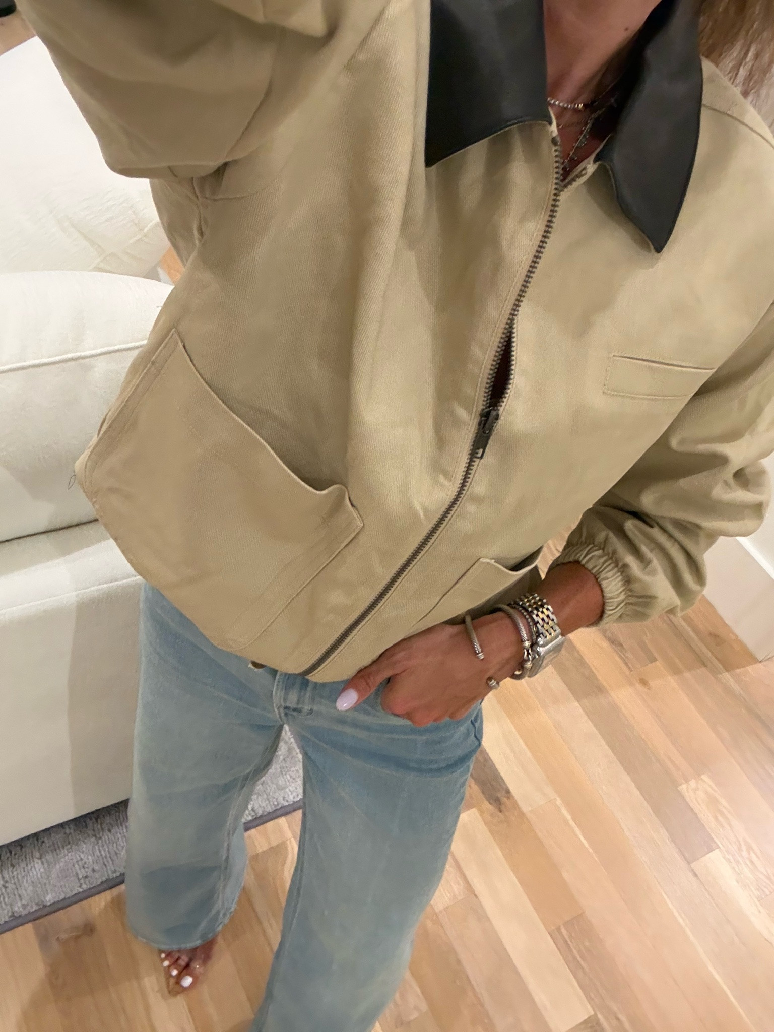 Trending jacket but super affordable! Smallest size fall
Outfit

#LTKPetite #LTKootd #LTKSaleAlert