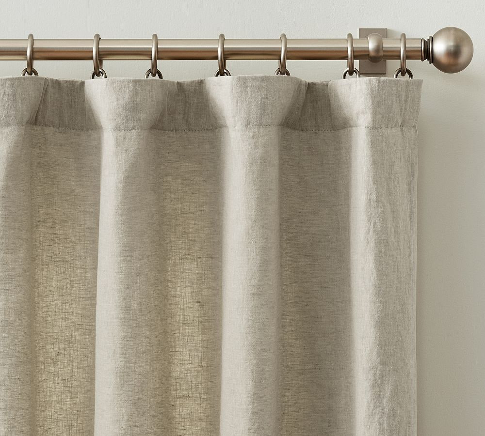 Belgian Flax Linen Curtain | Pottery Barn (US)