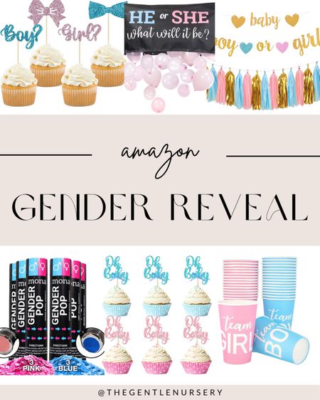 Amazon gender reveal, boy or girl, baby, baby shower, pink or blue, party decor 

#LTKbaby #LTKbump #LTKSeasonal