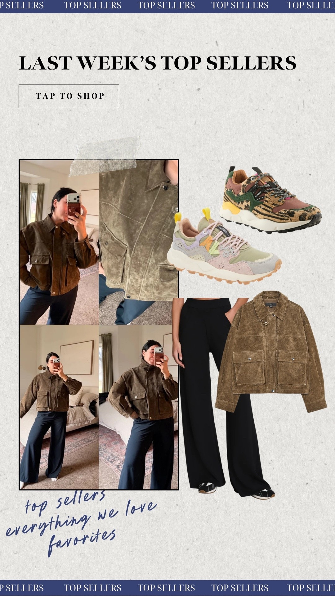 Last weeks top sellers! Splurge vs save fun hiking shoes, viral track pants & new to me suede bomber jacket! 

#LTKSeasonal #LTKootd #LTKMidsize