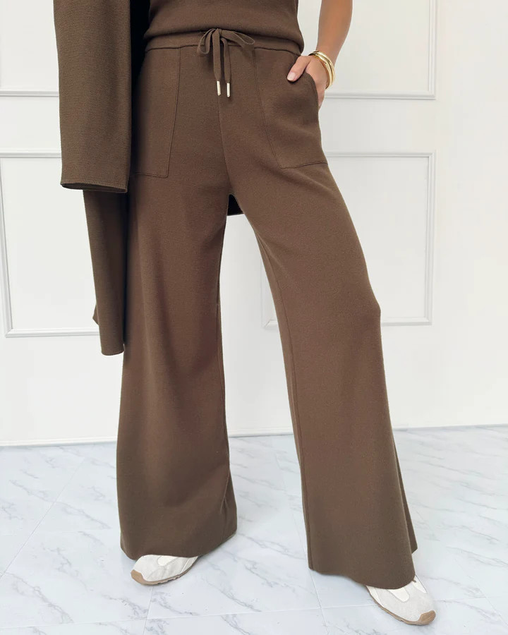 Splendid x @Cellajaneblog Sweater Wide Leg Pant | Splendid