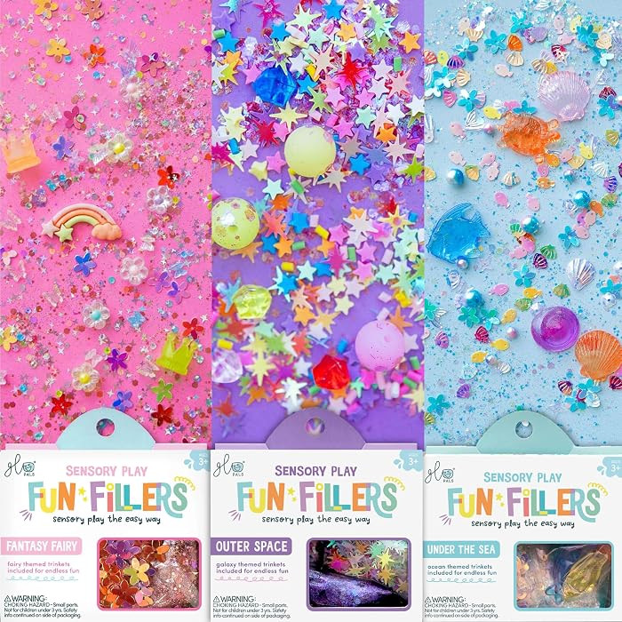 Glo Pals Fun Fillers, Sensory & Mini Toys for Kids, Epic Adventure, 3 Pack | Amazon (US)