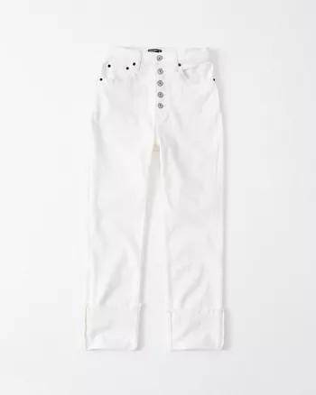 Ultra High Rise Ankle Straight Jeans | Abercrombie & Fitch US & UK