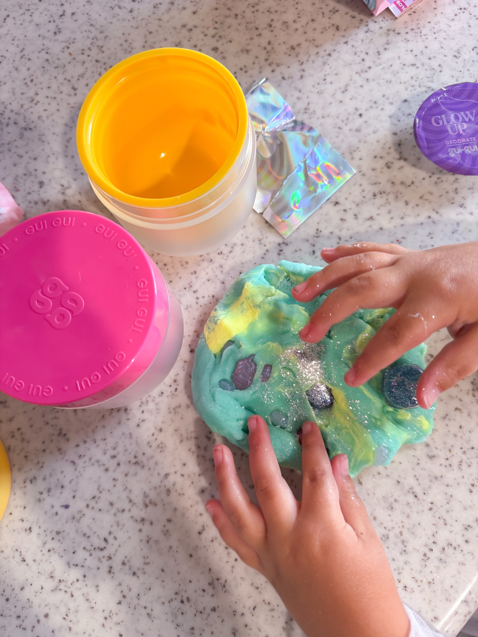✨Unboxing magic with my preschooler and the most beautiful slime ever — Gui Gui! 💅💖

From clear to cloud, these scented slimes glow up in 5 easy steps and smell SO good you won’t want to stop creating! 🌈💫

Each texture is a whole mood, and the sparkles + charms? Total spotlight stealers. 🎀 Whether you’re glossin’, butterin’, or cloud cruisin’, it’s all about showing off your style, your way! 💕

💭 Will we find the limited edition “Over the Rainbow” slime?!

🎨 Create. 💎 Collect. ✨ Display.

🛍️ Discover Gui Gui at Walmart

#LTKFamily #LTKSummerEdit #LTKKids