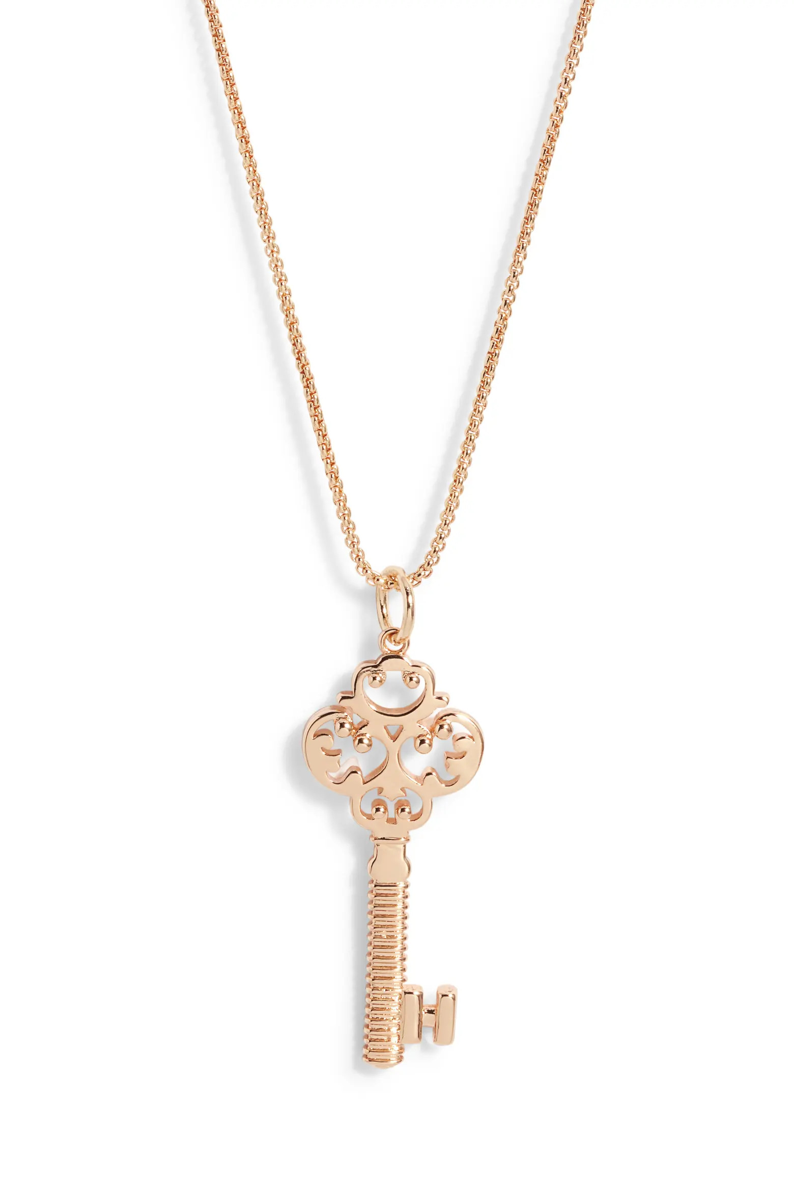 Open Edit Filigree Key Pendant Necklace (Women) | Nordstrom | Nordstrom