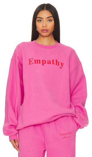 Empathy Always Crewneck in Pink | Revolve Clothing (Global)