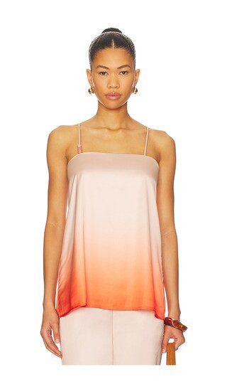SNDYS Amaya Long Line Top in Peach. - size M | Revolve Clothing (Global)