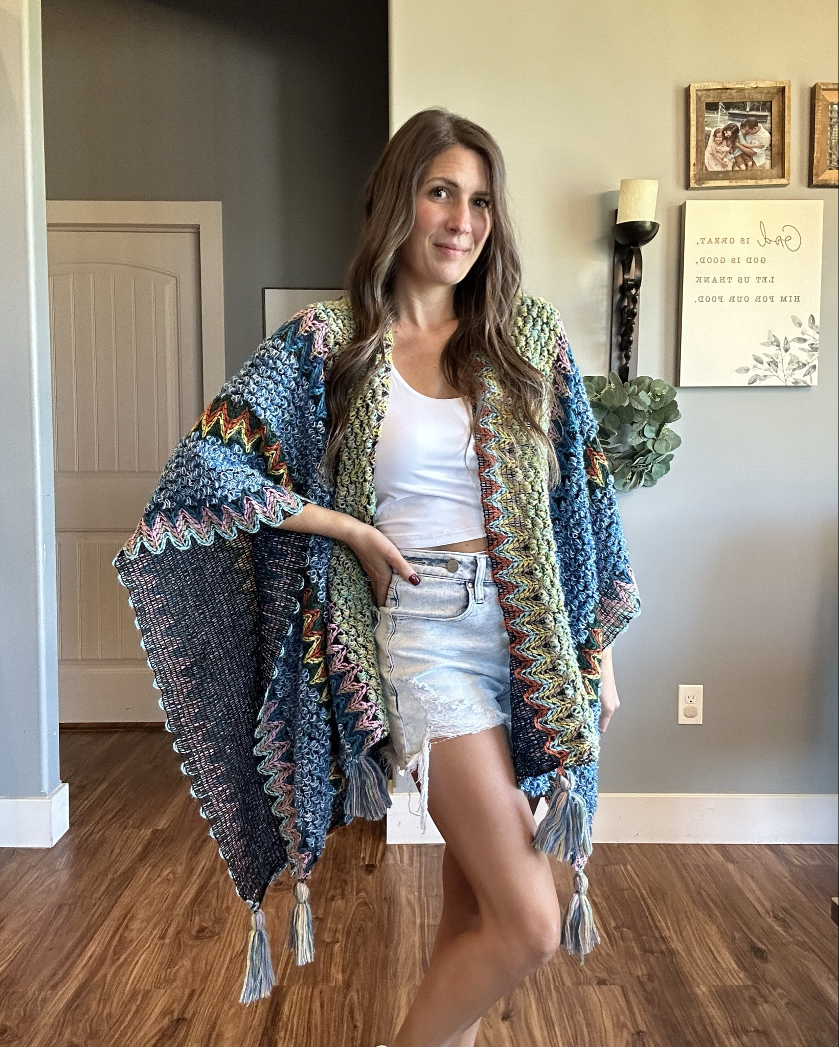 How cute is this crochet shaw?! Take it along for those chilly fall nights 😌

#LTKSeasonal #LTKFindsUnder50 #LTKFallSale