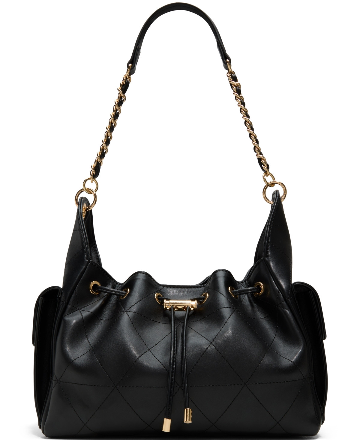 Aldo Stilaax Shoulder Bag - Mix Mat Black | Macy's