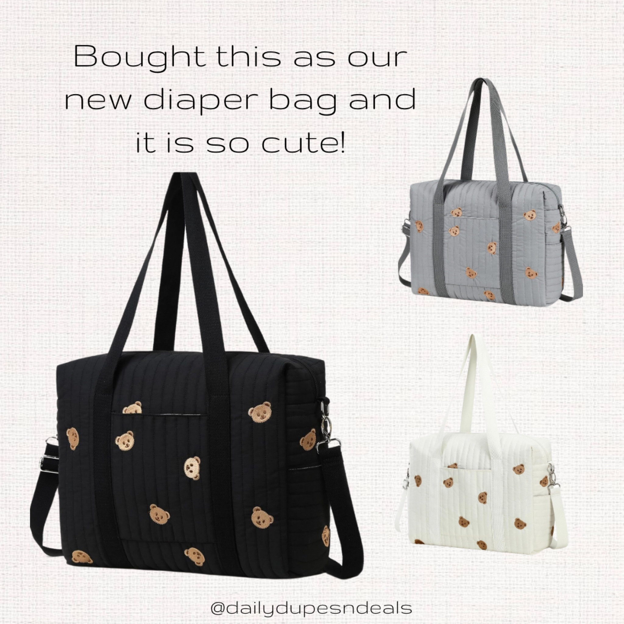 Diaper tote bag Amazon 

#LTKbaby #LTKfindsunder50