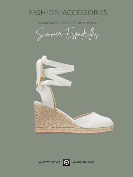Summer Outfit Accessories | Espadrilles | Summer Shoes


#LTKSeasonal #LTKFind #LTKshoecrush