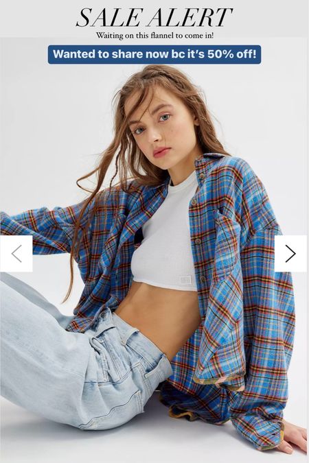 Flannel shirt from Urban Outfitters, ordered size small. On SALE for 50% off!

#LTKunder100 #LTKstyletip #LTKsalealert