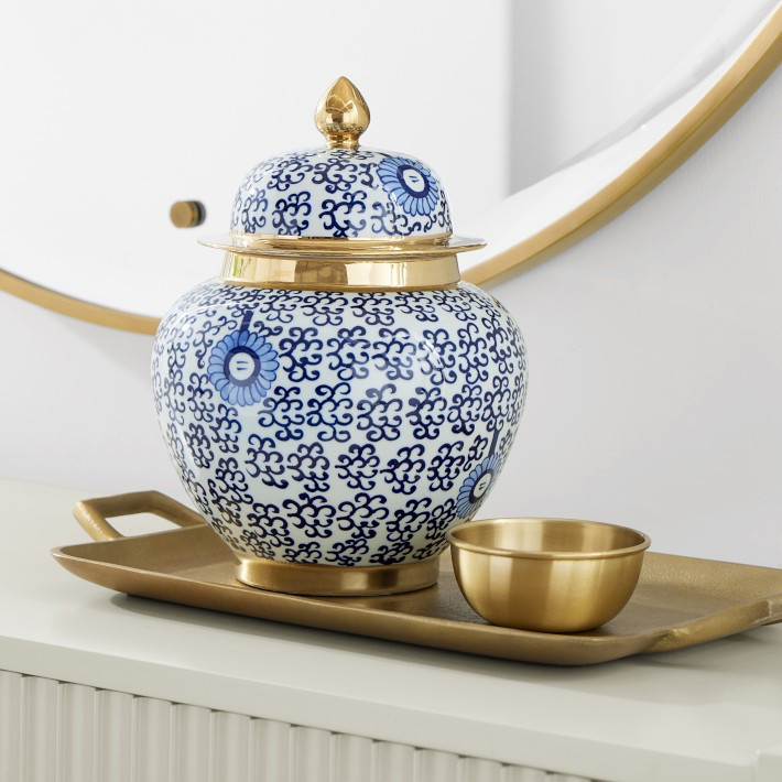 Ginger Jar with Gold Detail | Williams-Sonoma